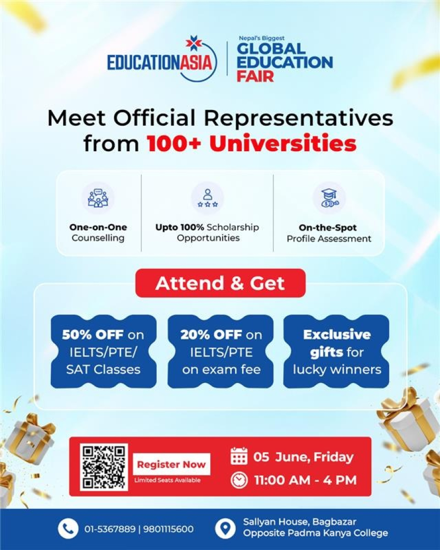 Meet 100+ university representatives at Global Education Fair 2026