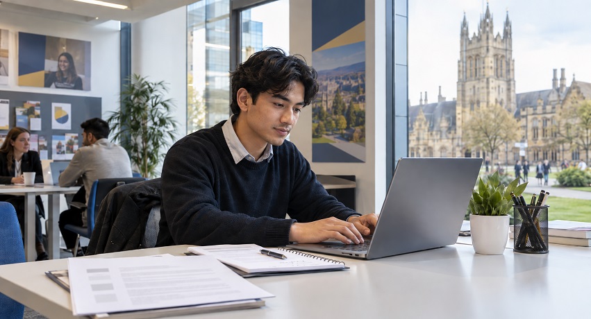 epali student at UK university career centre